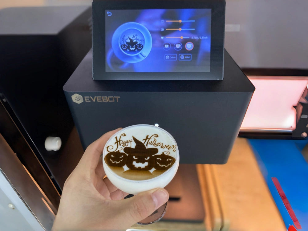 EB-Pro coffee printer halloween